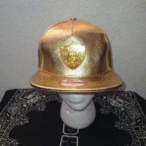 New Era Las Vegas Raiders Gold Crocodile Skin Adjustable Hat